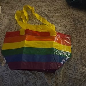 giant rainbow ally bag